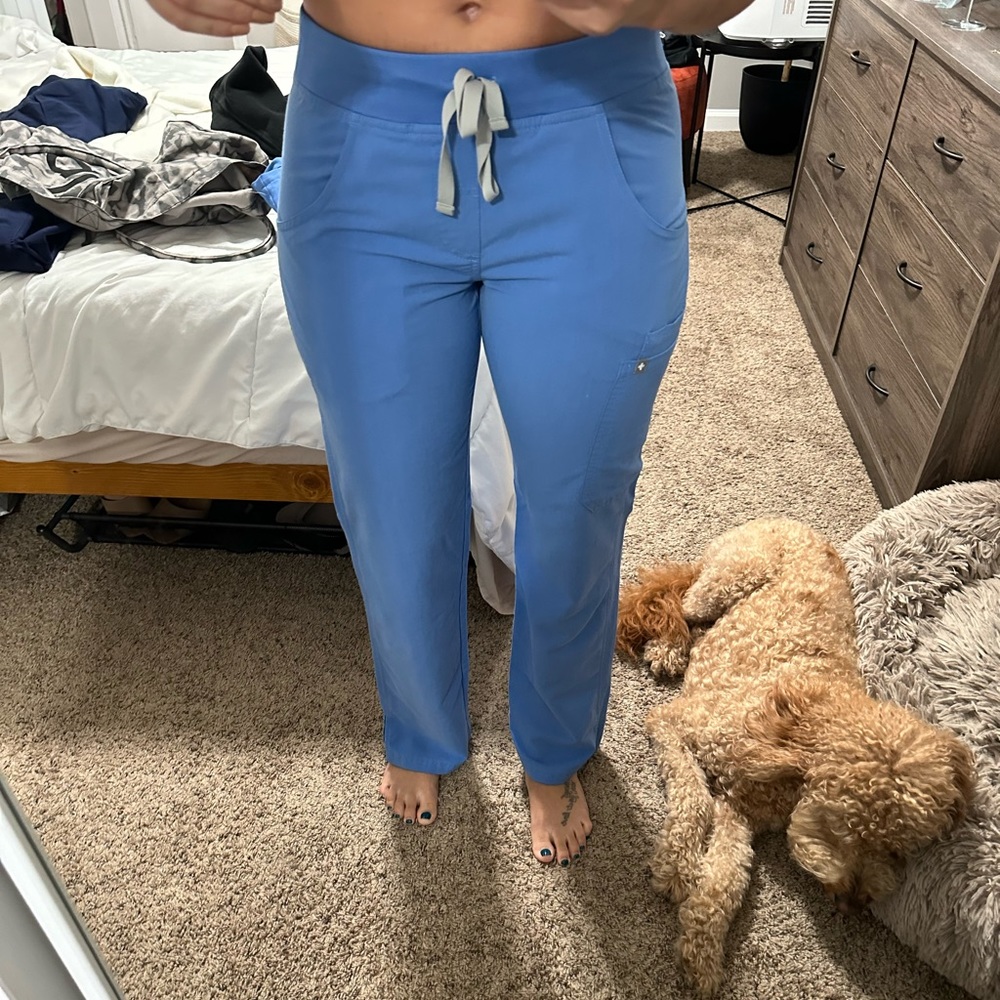 Ceil Blue Scrub Pants - size XS